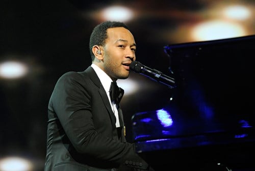 John Legend performs at the 2012 Power of Love gala celebrating Muhammad Ali's 70th birthday