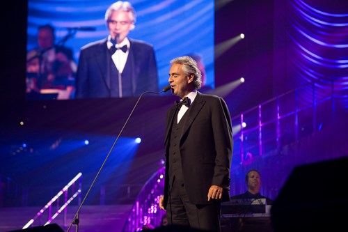 Andrea Bocelli performs at the 19th annual Power of Love gala