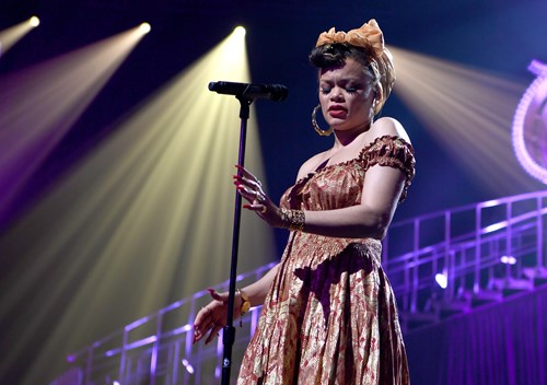 Andra Day performs at Keep Memory Alive's 20th annual Power of Love gala