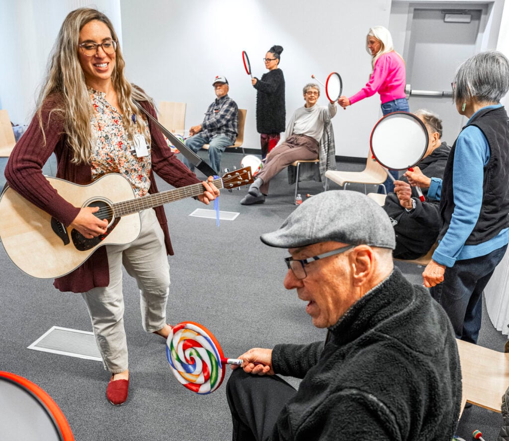 Music therapy can trigger memories in dementia patients