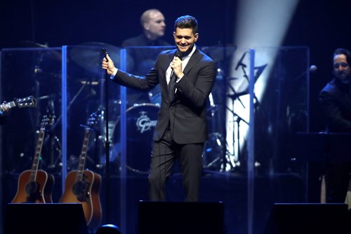Michael Buble performs at Keep Memory Alive's 22nd annual Power of Love gala