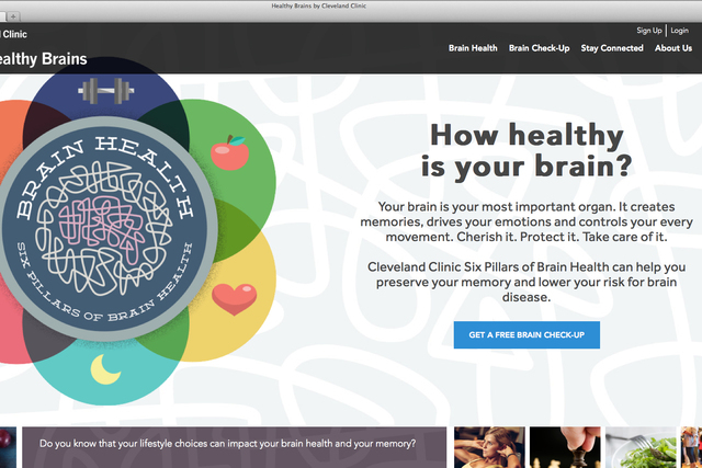Las Vegas-originated website tests your brain health